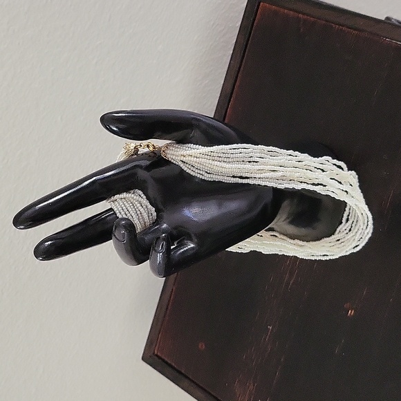 Multi Strand Mini Seed Bead Necklace - Picture 6 of 6